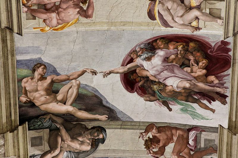 'Adam's_Creation_Sistine_Chapel_ceiling'_by_Michelangelo_JBU33